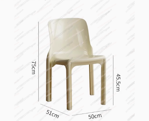 Outdoor Furniture Online - Krzesło plastikowe YY Lazy Space do