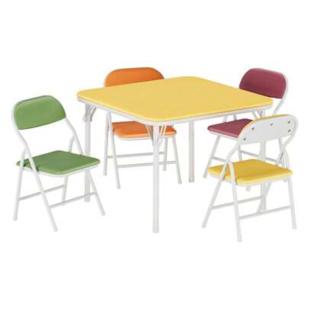 Outdoor Furniture Balcony - Składany kwadratowy zestaw stołu i krzeseł