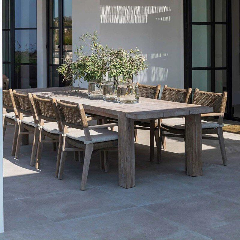 Outdoor Furniture Teak - Stoły i krzesła ogrodowe antykorozyjne z
