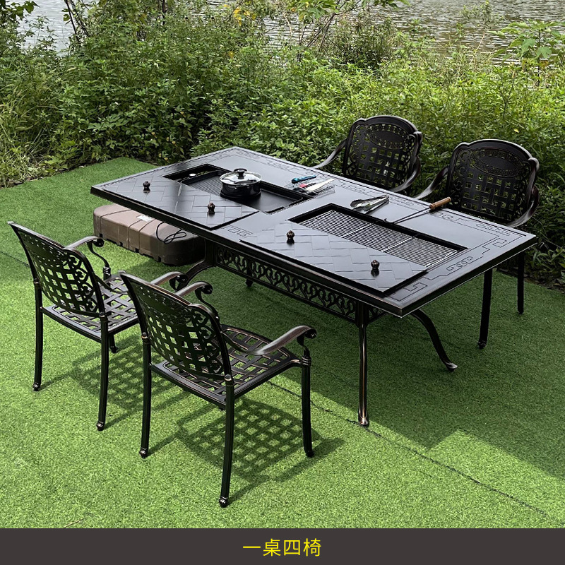 Outdoor Furniture Balcony - Zestaw mebli z kutego żelaza na