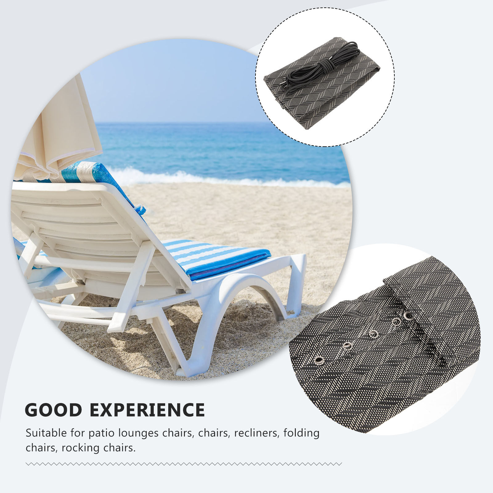 Zapasowe płótno na krzesło do  – Outdoor Furniture Balcony recenzja i cena