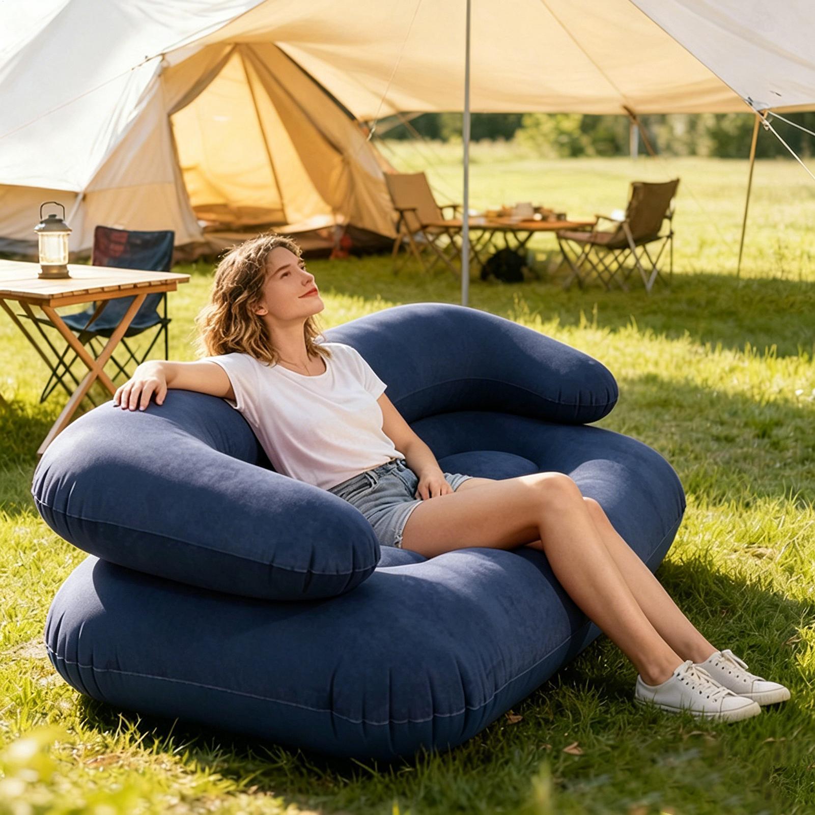 Dwuosobowa dmuchana sofa, wytr – Outdoor Furniture Sales recenzja i cena