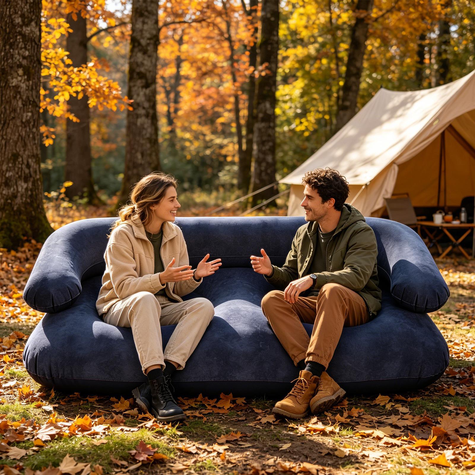 Dwuosobowa dmuchana sofa, wytr – Outdoor Furniture Sales recenzja i cena