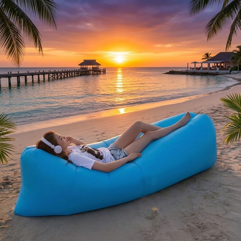 Przenośna dmuchana sofa, szybk – Outdoor Furniture Sales recenzja i cena