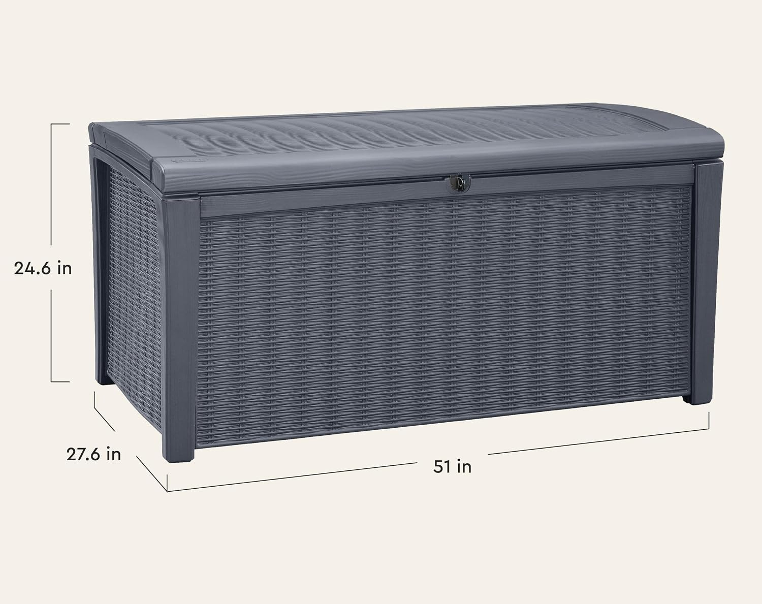 Skrzynia do przechowywania na  – Outdoor Furniture Rattan recenzja i cena