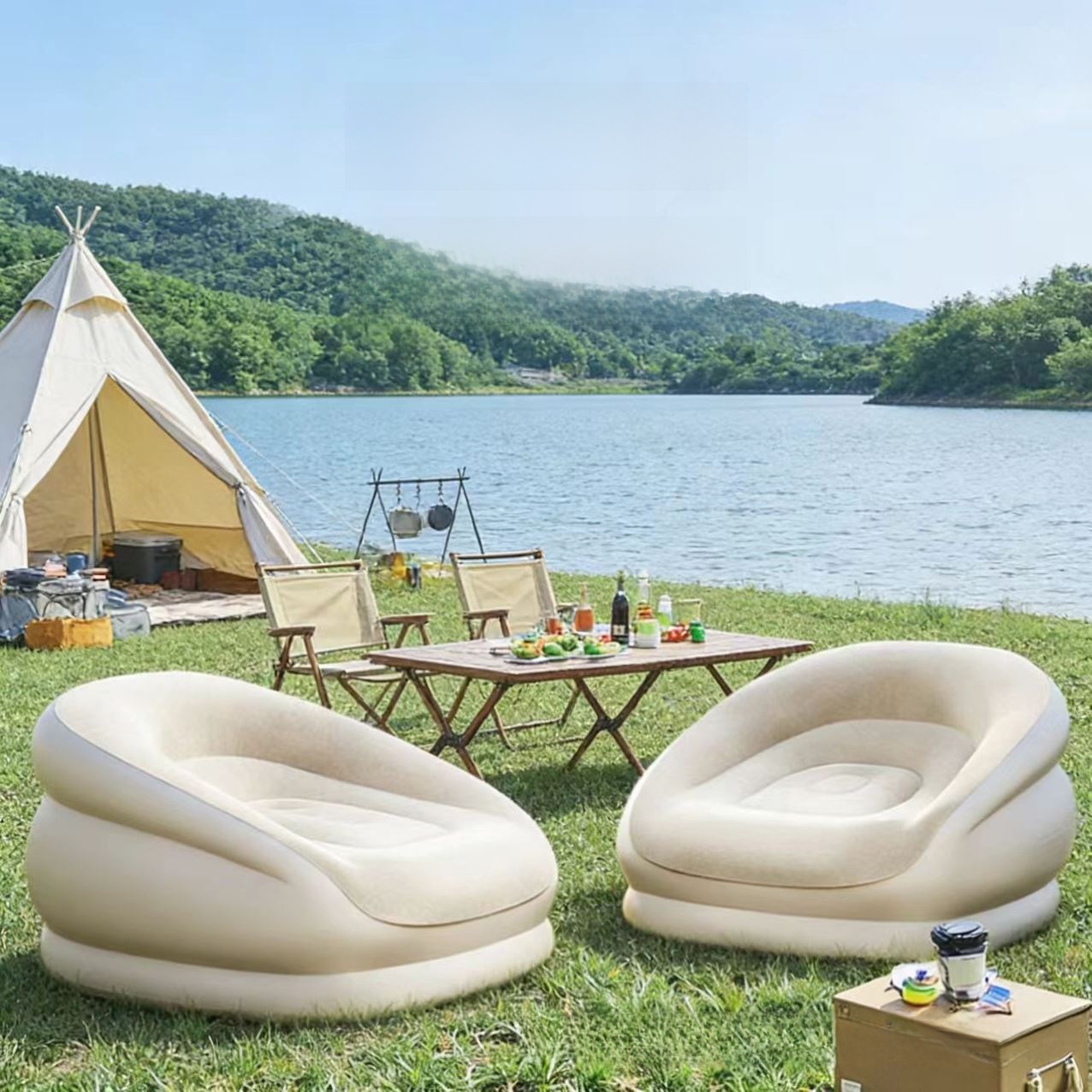 Przenośna nadmuchiwana sofa na – Outdoor Furniture Designer recenzja i cena
