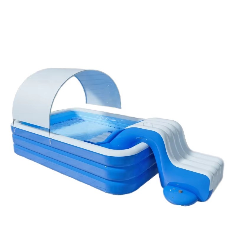 Duży, nadmuchiwany basen z PVC – Outdoor Furniture Designer recenzja i cena