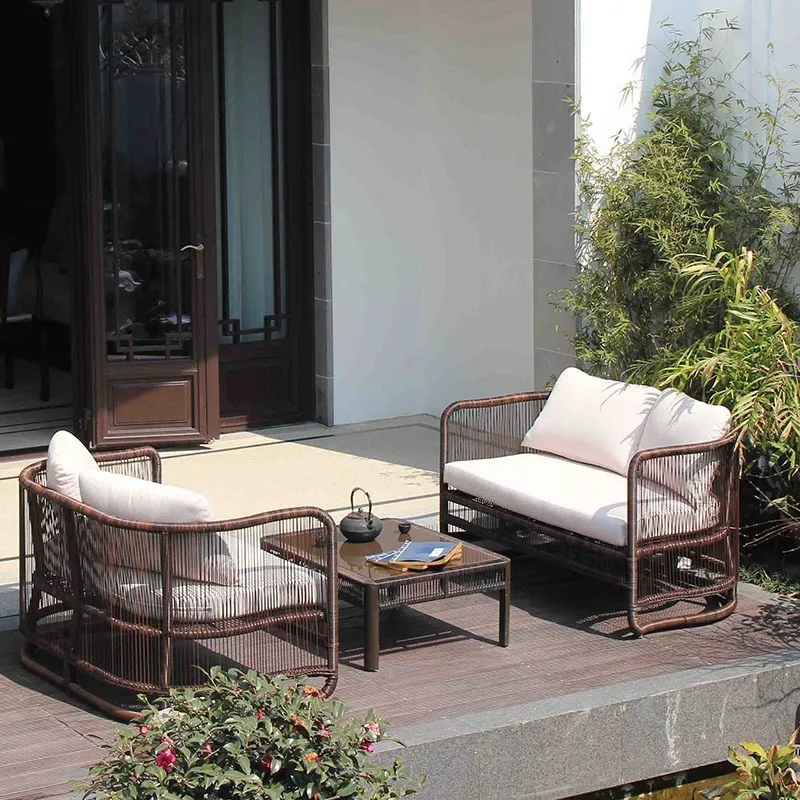 Zestaw mebli ogrodowych z ratt – Outdoor Furniture Teak recenzja i cena