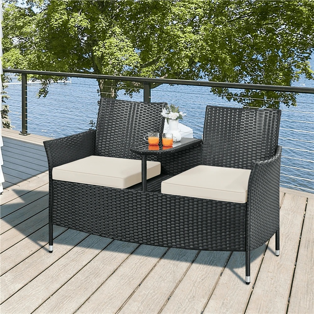 Wysokiej jakości dwuosobowe kr – Outdoor Furniture Rattan recenzja i cena