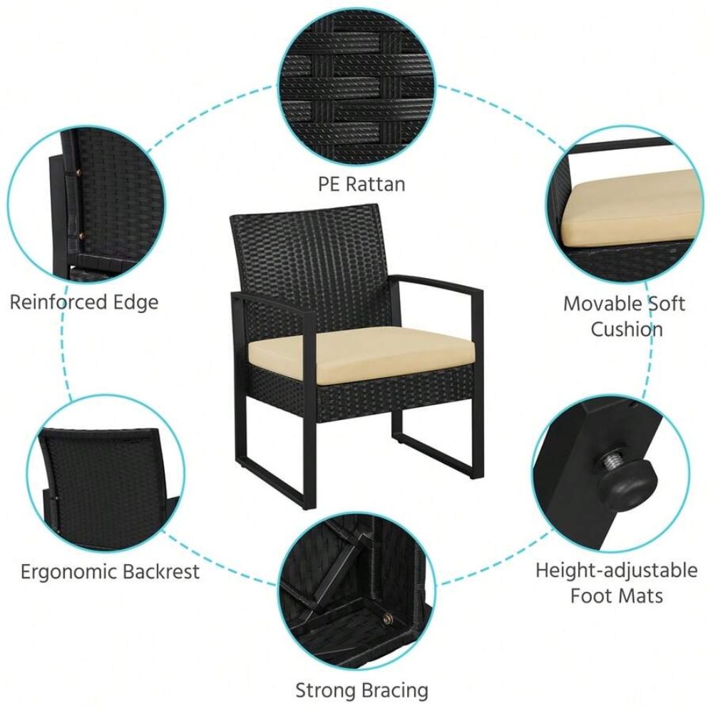 3-częściowy zestaw mebli ogrod – Outdoor Furniture Designer recenzja i cena