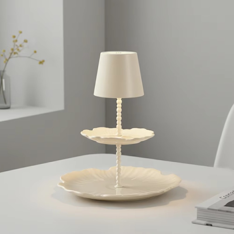 Lampa Stołowa Panelowa Kremowo – Outdoor Furniture Designer recenzja i cena