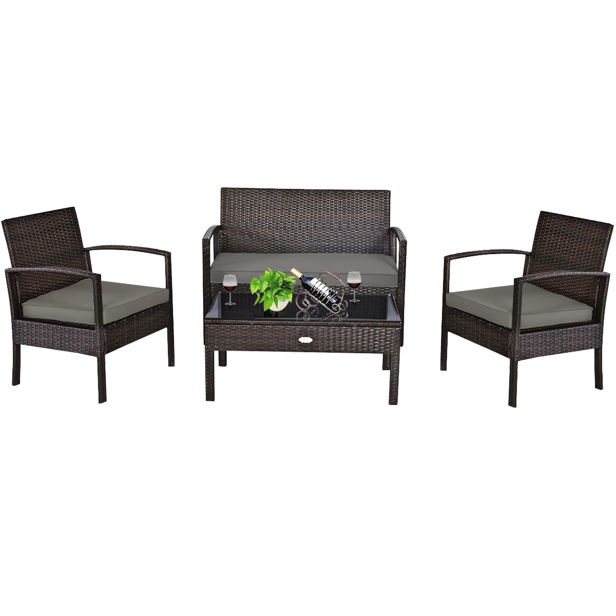 Zestaw mebli ogrodowych z wikl – Outdoor Furniture Rattan recenzja i cena