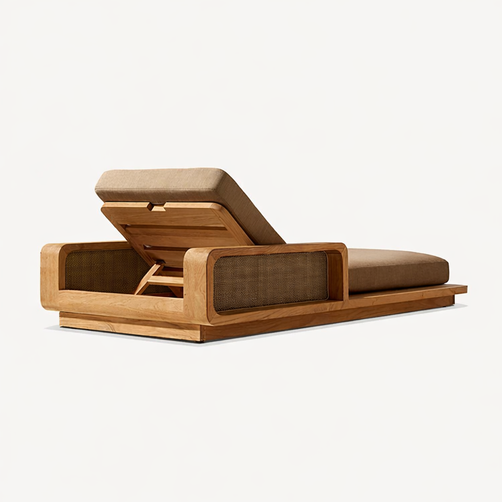 Leżak ogrodowy, leżak hotelowy – Outdoor Furniture Teak recenzja i cena